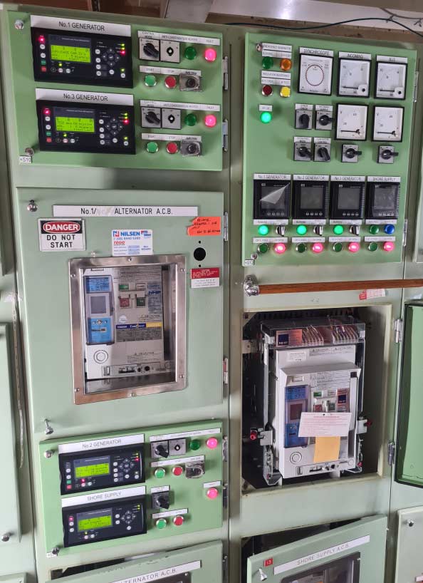 Generator Control Panels, Instrumentation & alternator
